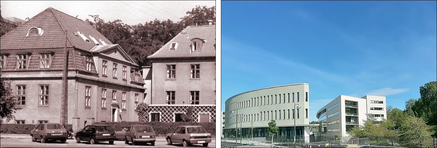 The Nordita building in Copenhagen, and the building in Stockholm